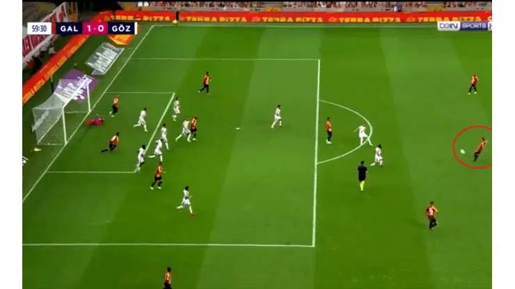 Es un demente: infernal golazo de Saracchi para el Galatasaray