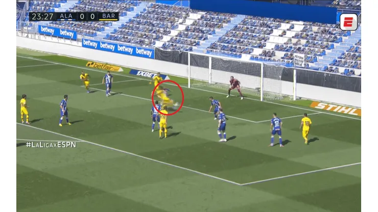 Centro perfecto de Messi y gol de Ansu Fati para Barcelona ante Alavés