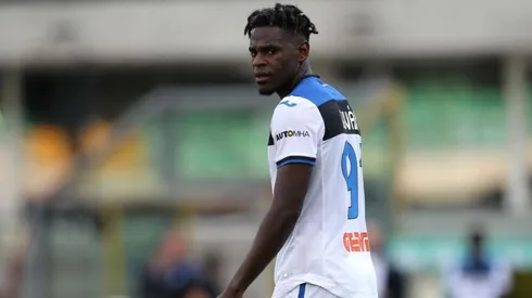 Duván Zapata, delantero del Atalanta de Italia.