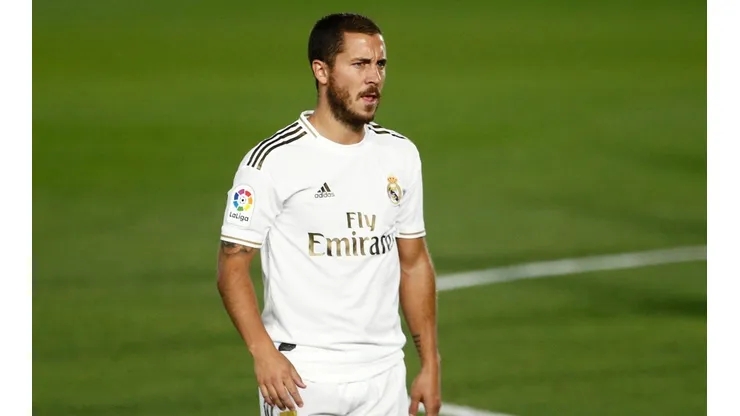 Hazard cumplió su primer año como futbolista del Real Madrid (Foto: Getty)