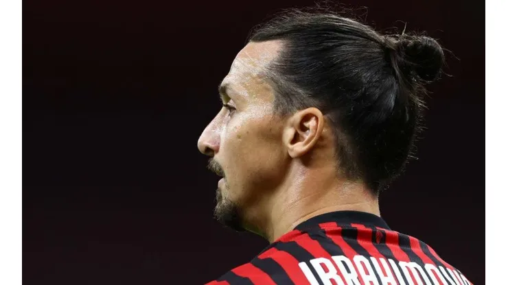 Zlatan Ibrahimovic durante su partido ante Bologna.