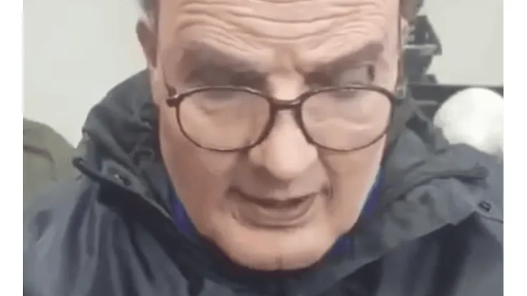 Martín Bossi personificando a Marcelo Bielsa.