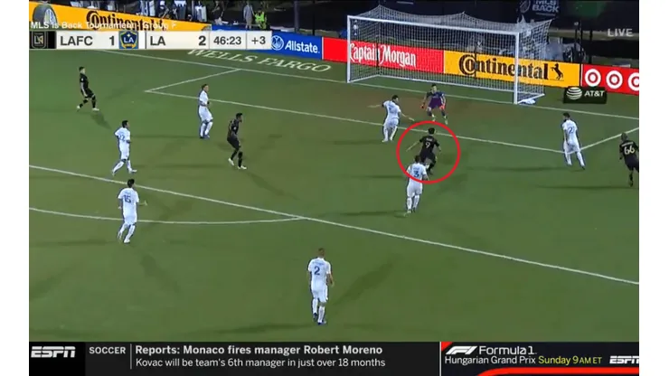 Insólito error de Bingham para que LAFC se lo empate a LA Galaxy