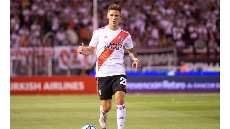 Lucas Martínez Quarta durante un partido de River.