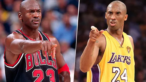 Michael Jordan y Kobe Bryant (Getty Images)