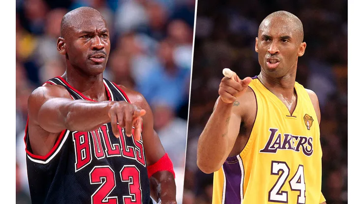 Michael Jordan y Kobe Bryant (Getty Images)