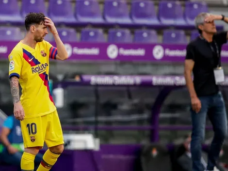 Setién sobre Messi: "Hay cosas en las que estamos de acuerdo y otras no"