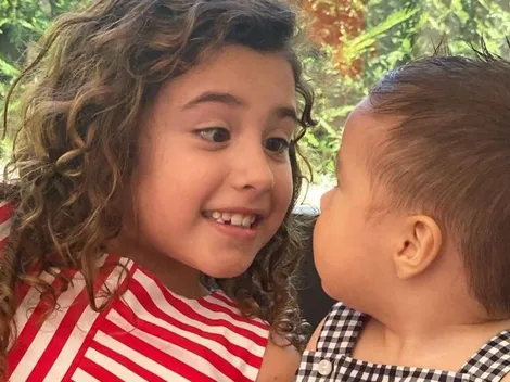 La tierna foto de los hijos de James Rodríguez que rompió todo Instagram