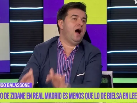 Balassone: "Lo de Zidane en Real Madrid es menos que lo de Bielsa en Leeds"