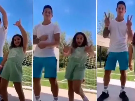 Salomé liquidó a James bailando en el primer TikTok que hacen juntos