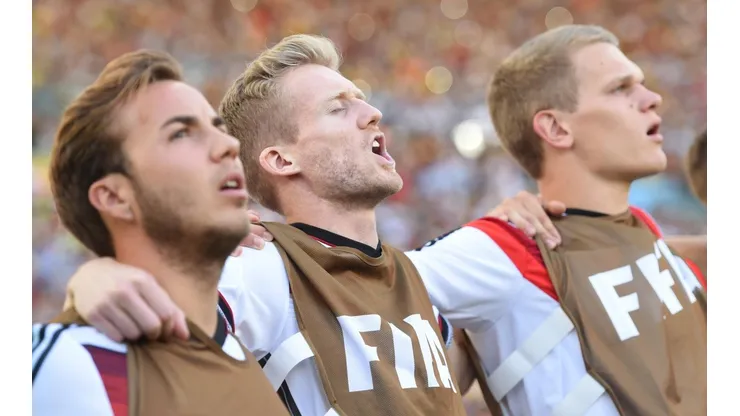 Foto en la final del Mundial.