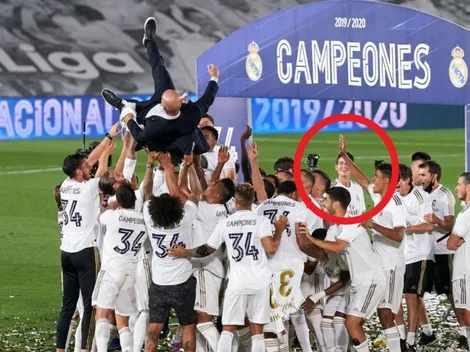 James se abstuvo del tradicional festejo de campeón con Zidane