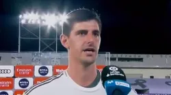 Teléfono, Barcelona: la frase de Courtois apenas se consagró campeón