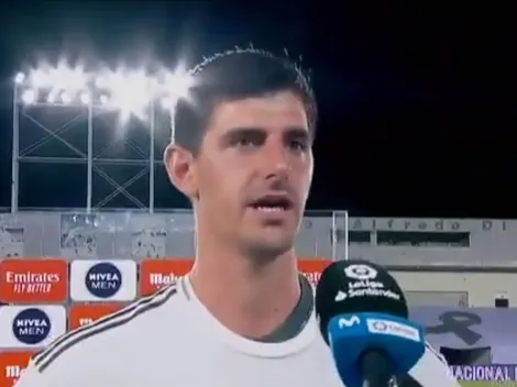 Teléfono, Barcelona: la frase de Courtois apenas se consagró campeón