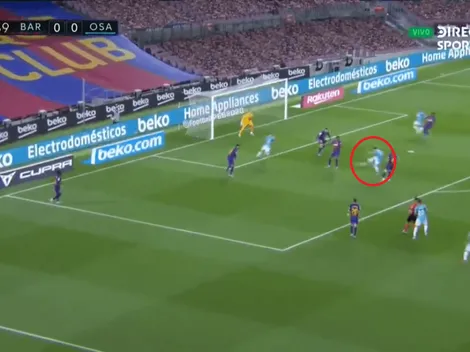 Video: gol de Osasuna y ya pierde Barcelona