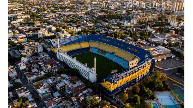 Foto de La Bombonera, estadio de Boca.