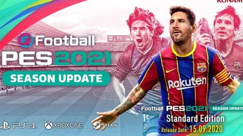 Konami le pone fecha al lanzamiento de la actualización del PES 2021
