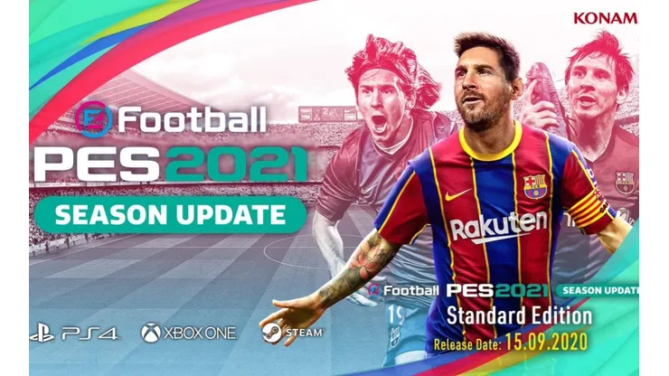 Konami le pone fecha al lanzamiento de la actualización del PES 2021