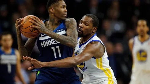 Jamal Crawford y Kevin Durant (Getty)