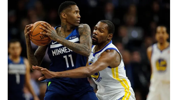 Jamal Crawford y Kevin Durant (Getty)