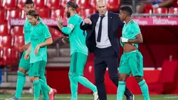 El Madrid, a punto de salir campeón. (Getty)