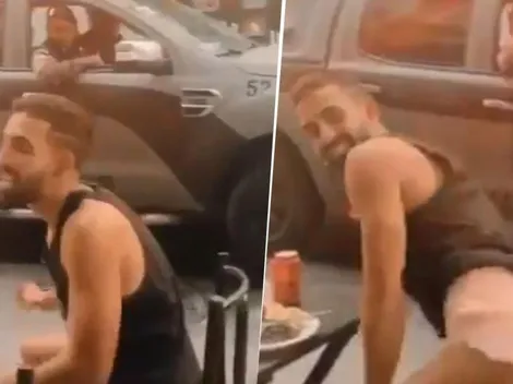 Video viral: escuchó una sirena y empezó a hacer un perreo diabólico