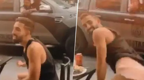 Video viral: escuchó una sirena y empezó a hacer un perreo diabólico
