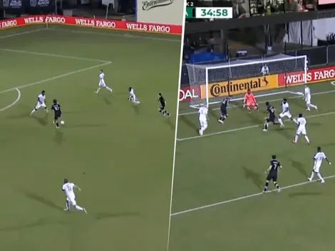 Pizarro la empezó de taco y luego marcó el gol de Inter Miami