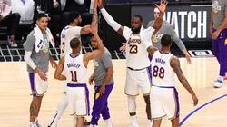 Los Angeles Lakers, James y Morris (Getty)