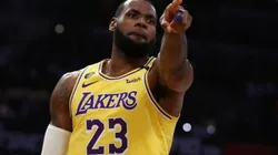 LeBron James, estrella de los Lakers (Getty Images)