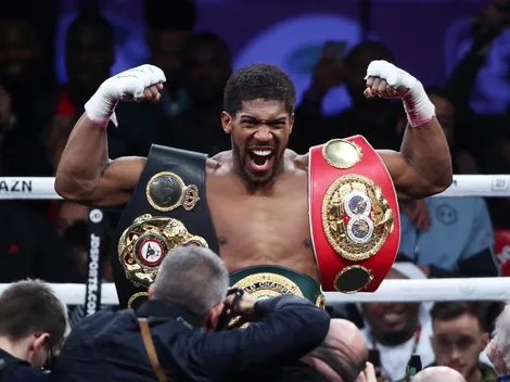Anthony Joshua trabaja en un golpe capaz de demoler a cualquiera
