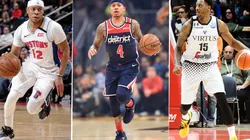 Tim Frazier, Isaiah Thomas y Mario Chalmers (Getty Images)