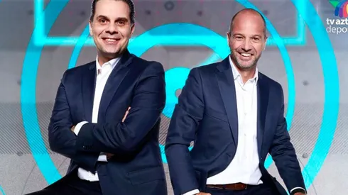 Christian Martinoli y Luis García arrasaron con Televisa Deportes en el rating de la Copa por México. FOTO: Azteca Deportes