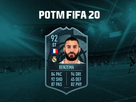 Benzema es el nuevo POTM para el Ultimate Team del FIFA 20 ¡SBC baratísimo!