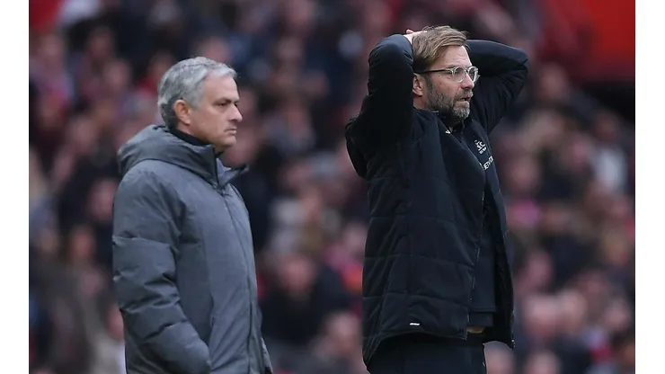 Mourinho y Klopp, con los tapones de punta contra el Manchester City por el TAS