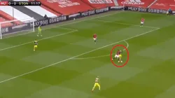 Armstrong le sacó provecho al error de Pogba (Foto: Captura)