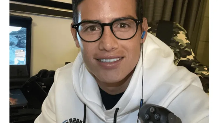 James publicó en Instagram lo que hace mientras juega el Real Madrid