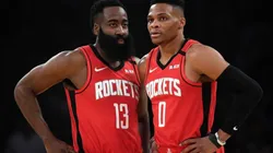 James Harden y Russell Westbrook (Getty Images)