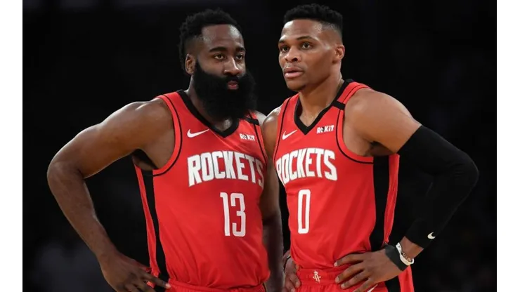 James Harden y Russell Westbrook (Getty Images)