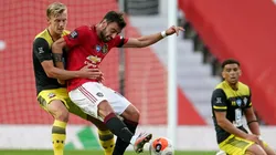 Southampton se lo empató en el último segundo al Manchester United