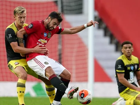 Southampton se lo empató en el último segundo al Manchester United