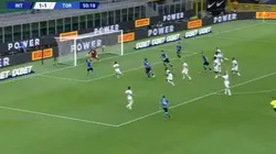 El 2-1 parcial de Inter.