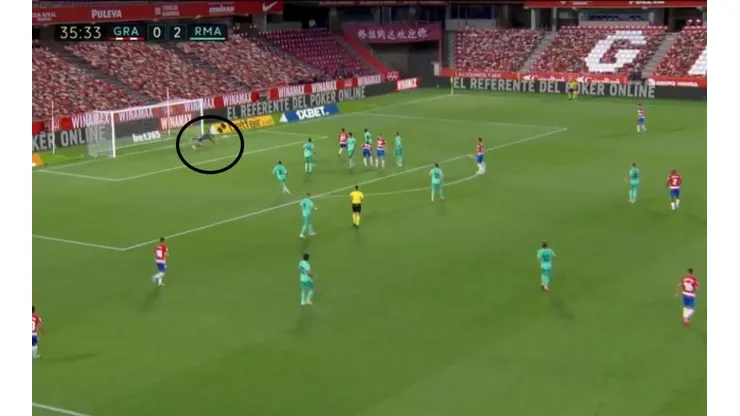 La gran atajada de Courtois.