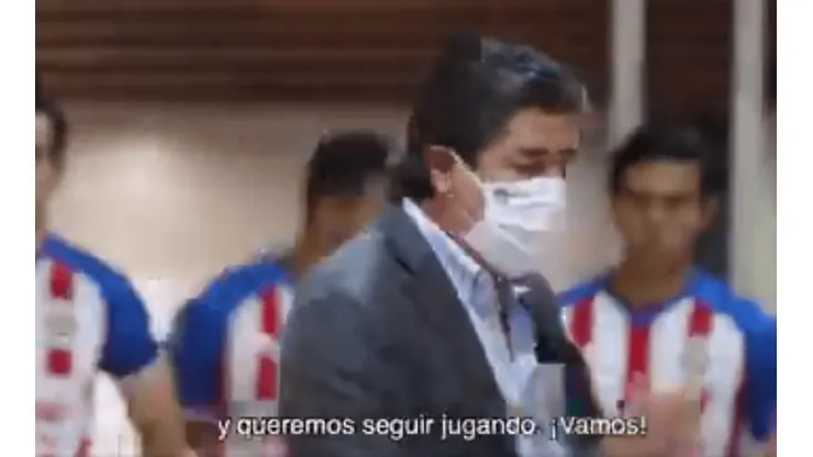 Desde adentro: así motiva Tena a sus juguadores