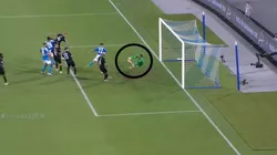 La falla del arquero de Milan.