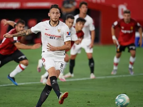 Hace lo que quiere: penal y no-look de Ocampos para confirmar su gran momento