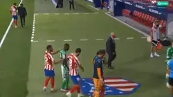 Genial momento en el estadio Wanda Metropolitano.