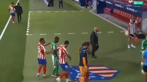 Genial momento en el estadio Wanda Metropolitano.