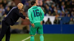 Decídase, hombre: ahora Zidane le volvió a abrir la puerta a James Rodríguez