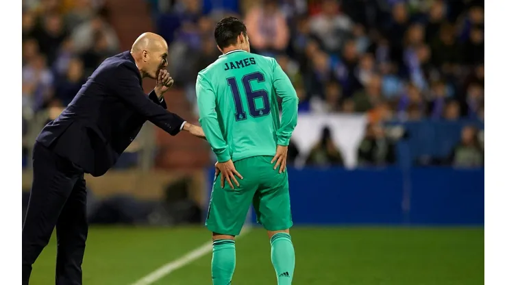 Decídase, hombre: ahora Zidane le volvió a abrir la puerta a James Rodríguez